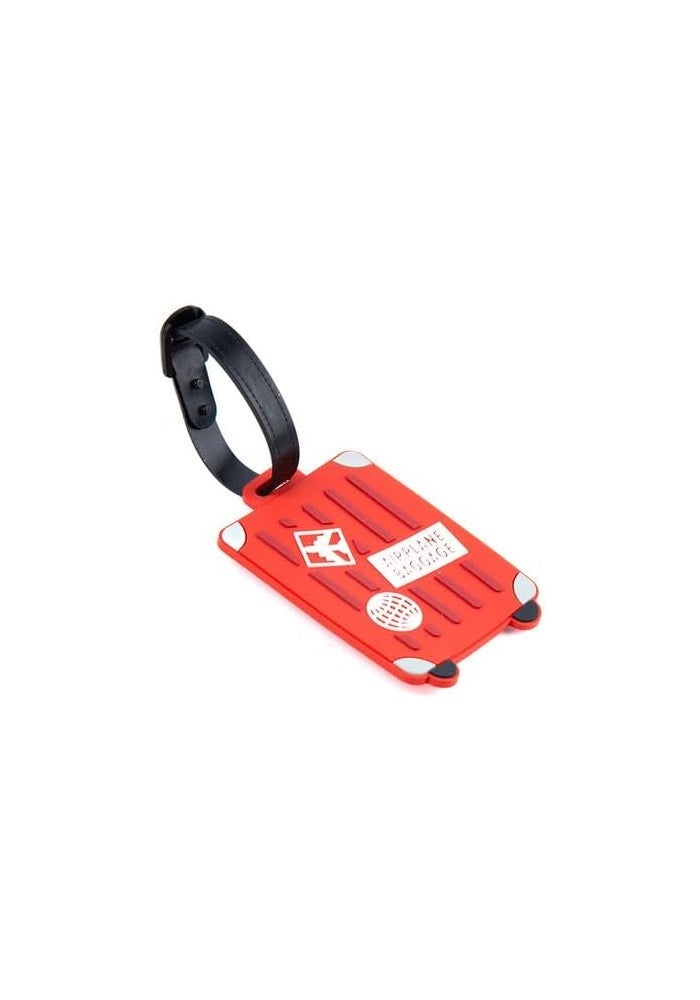 DAISO Travel Name Tag - Red - Image 1